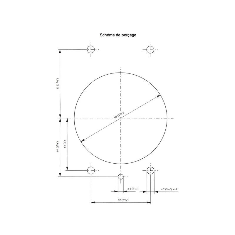 Handpumpe durch Deck 90 l/min – JOHNSON PUMP – 38 mm