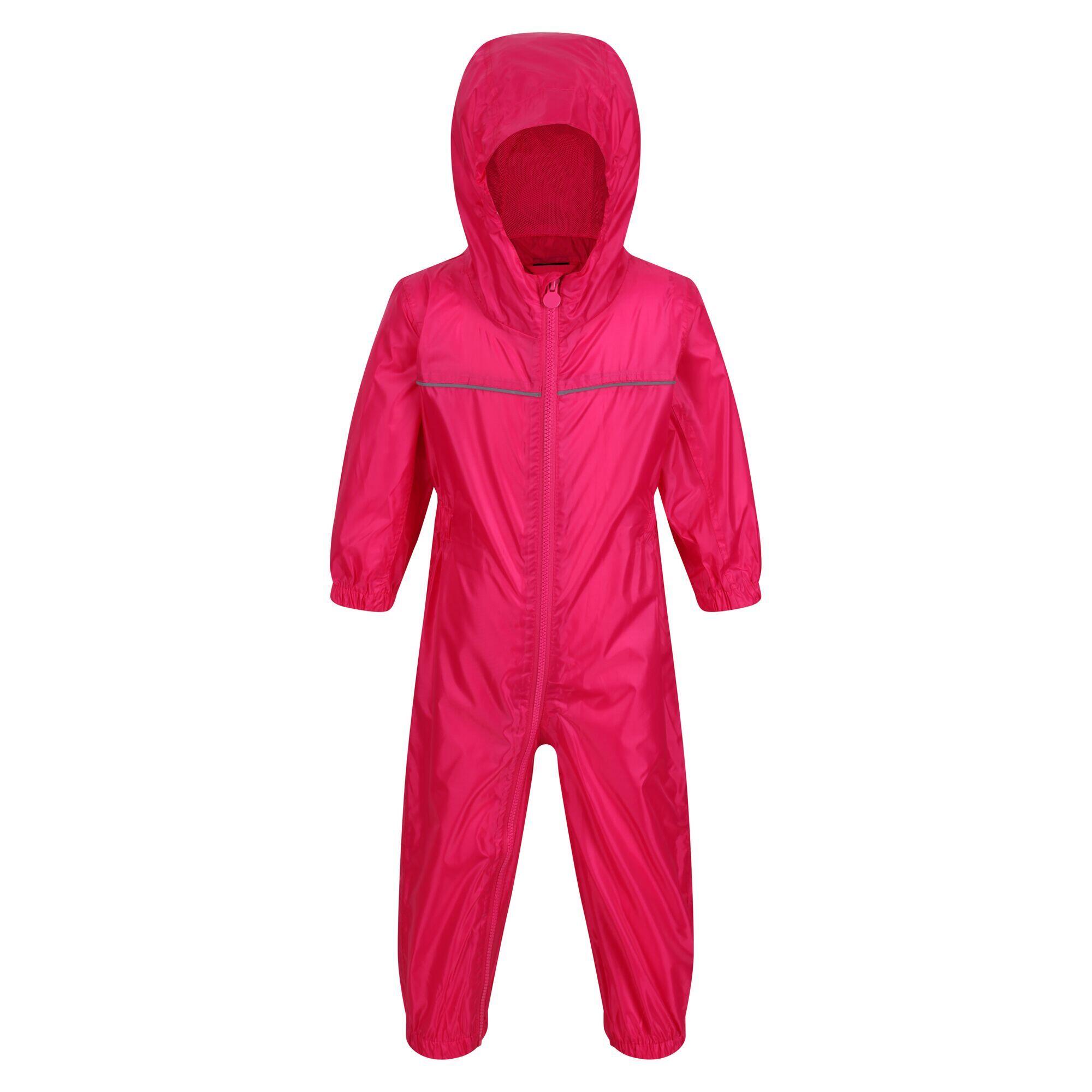 Professional Baby Rain Suit (Light red)