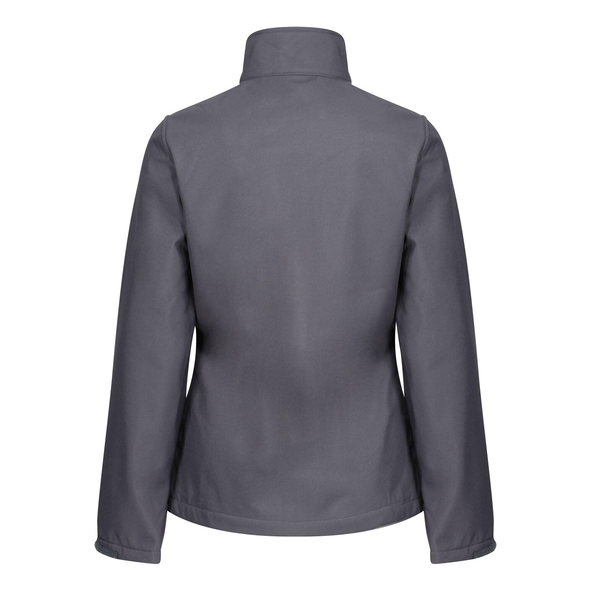 Standout Womens/Ladies Ablaze Printable Soft Shell Jacket (Seal Grey/Black) 3/5