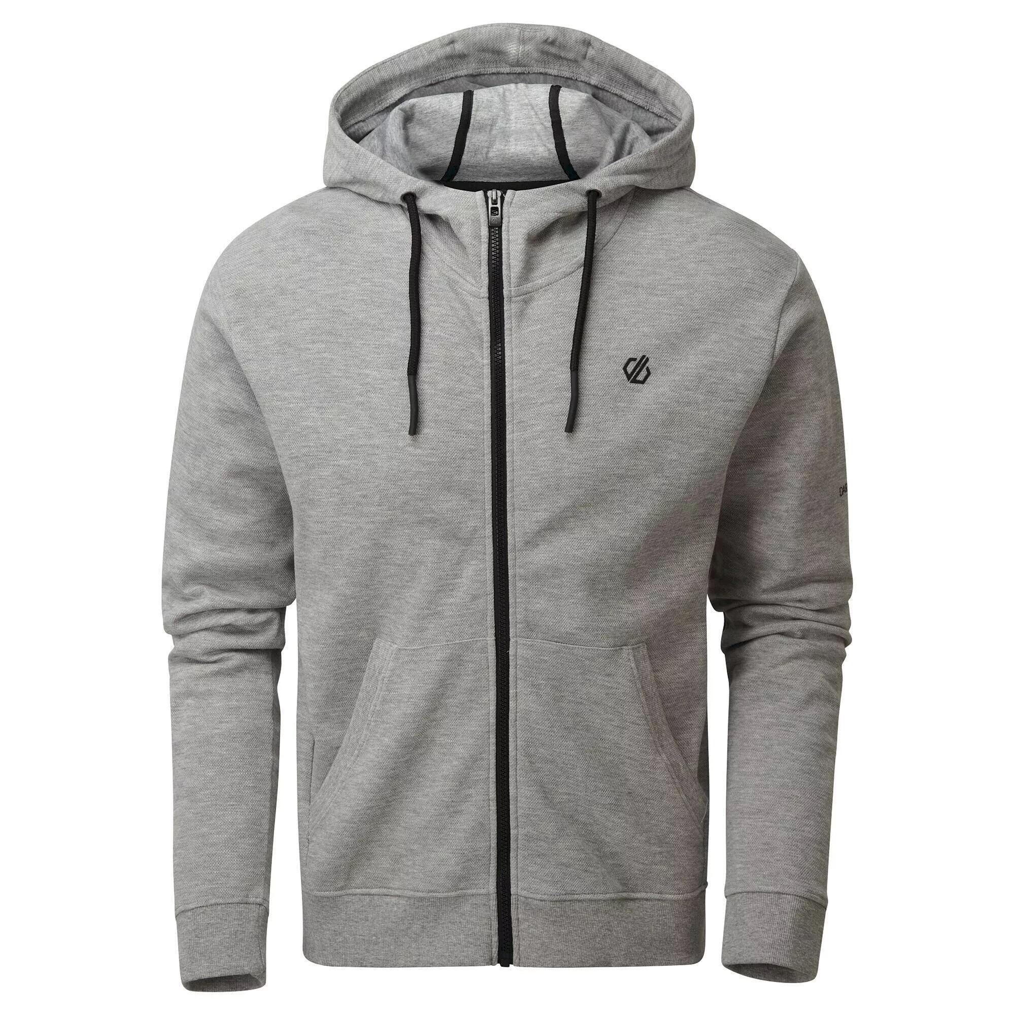 Mens Modulus Full Zip Hoodie (Ash Grey) 1/5