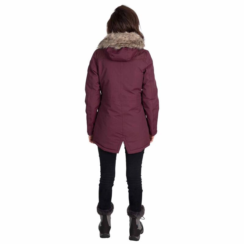 Outdoorjacke Rosario mit Kapuze, wasserfest Damen Feige