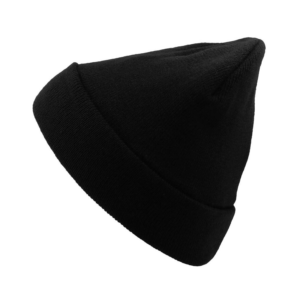 Pier Thinsulate Thermal Lined Double Skin Beanie (Black) 1/3
