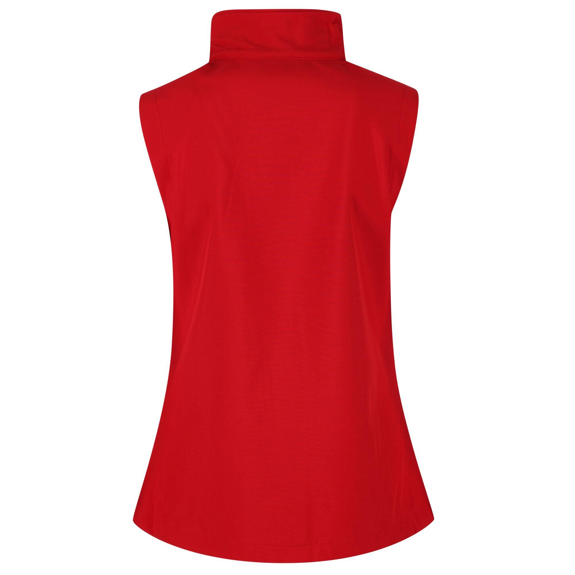 Womens/Ladies Octagon II 3 Layer Printable Softshell Bodywarmer (Classic Red) 2/5