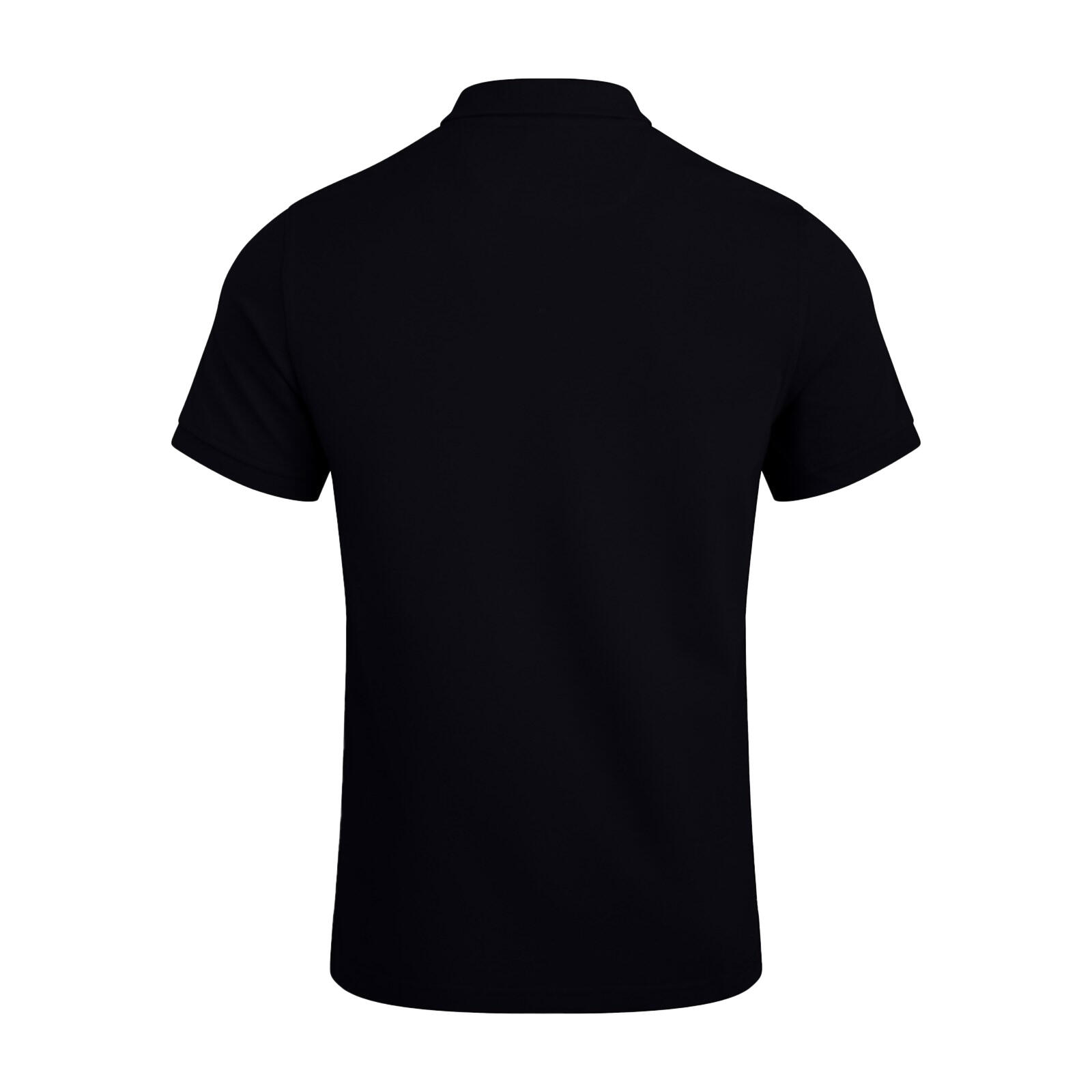 WAIMAK Men's short-sleeved polo shirt (Black)