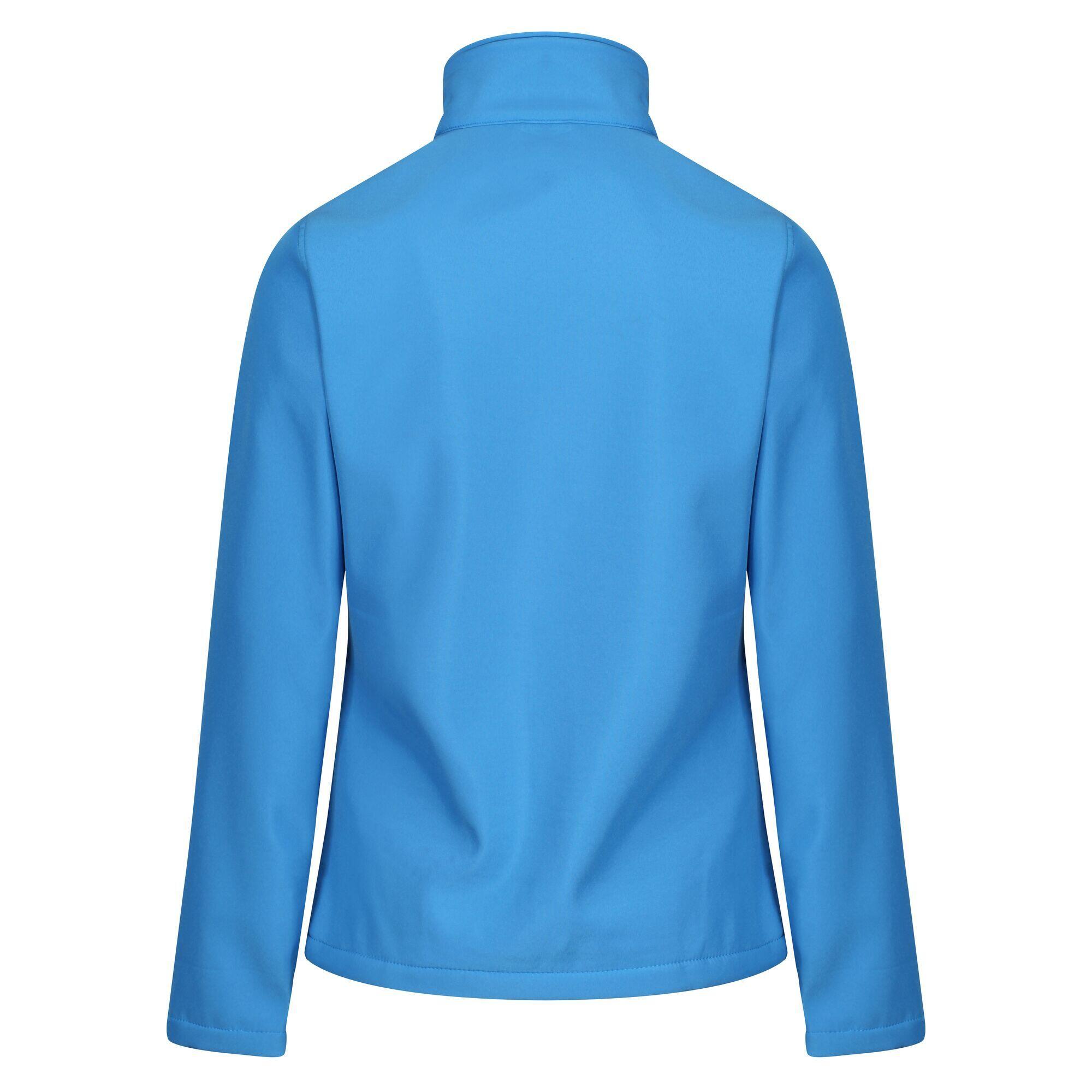 Standout Womens/Ladies Ablaze Printable Soft Shell Jacket (French Blue/Navy) 3/5