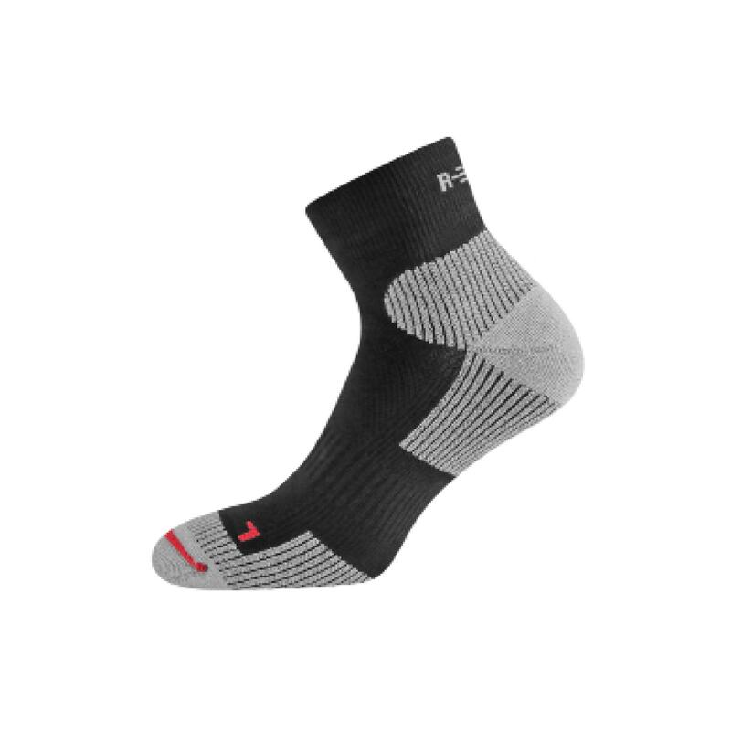 Technische sokken Running voor heren en dames Athletism midden zwart