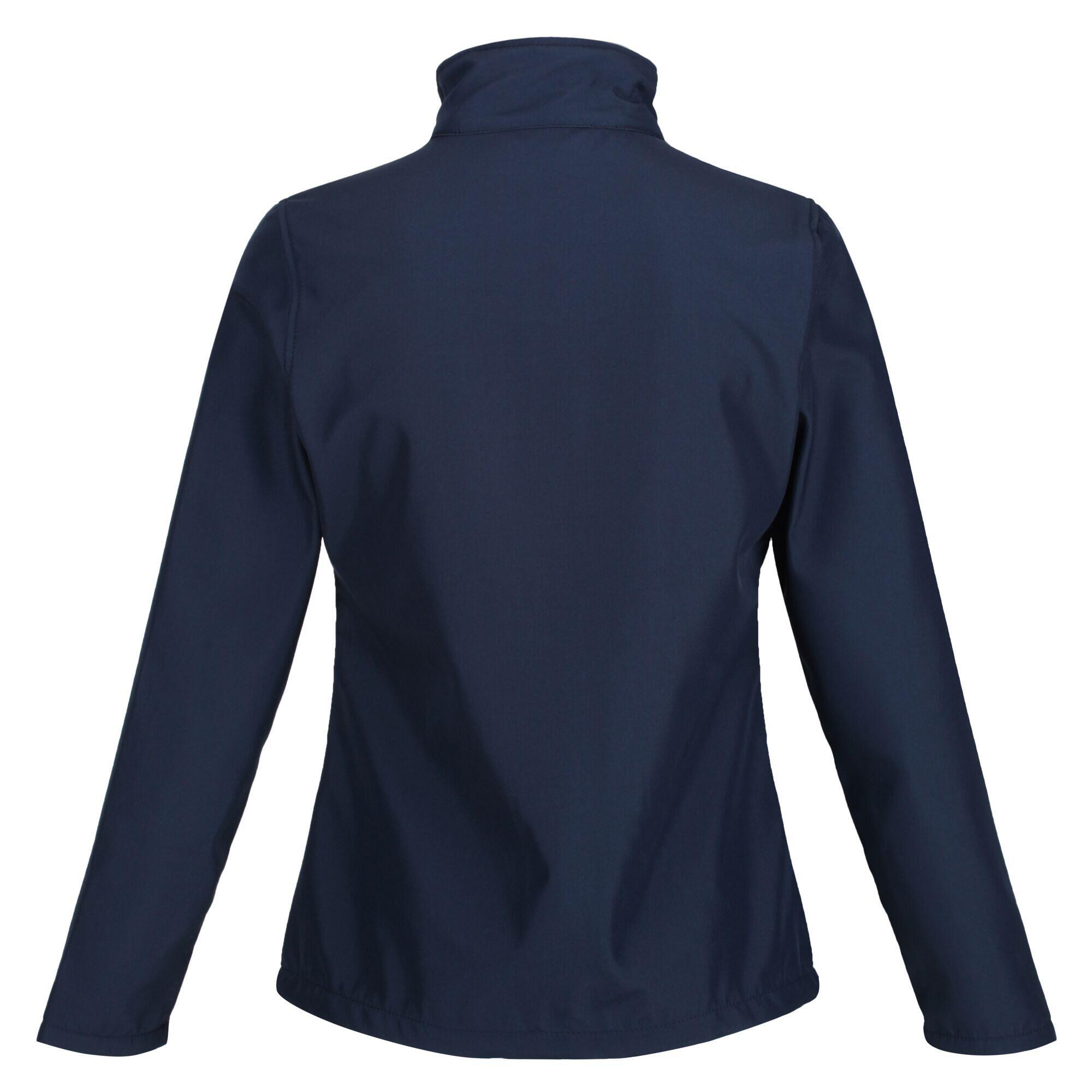Standout Womens/Ladies Ablaze Printable Soft Shell Jacket (Navy/Navy) 3/5