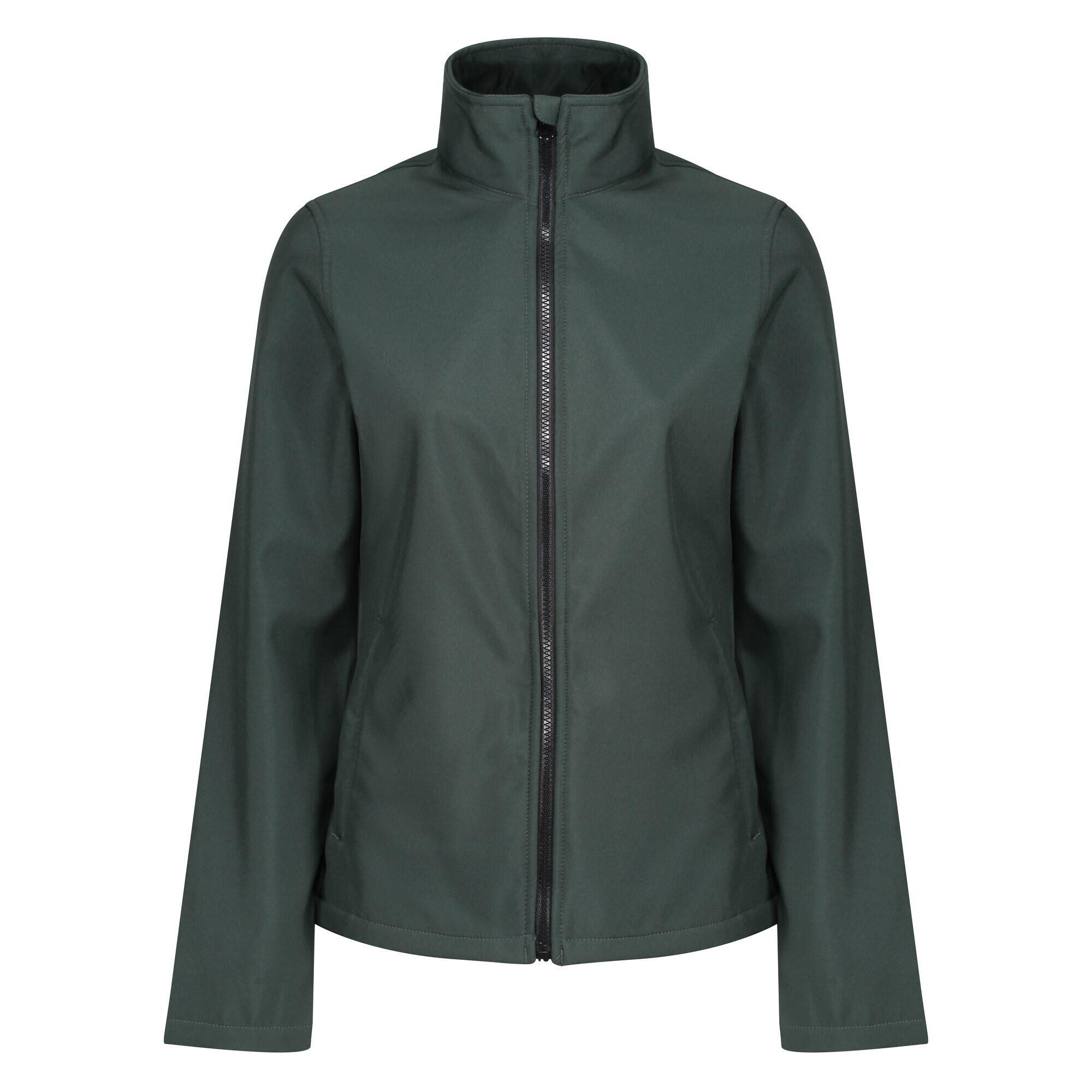 Women's ABLAZE softshell jacket (Dark green/black)