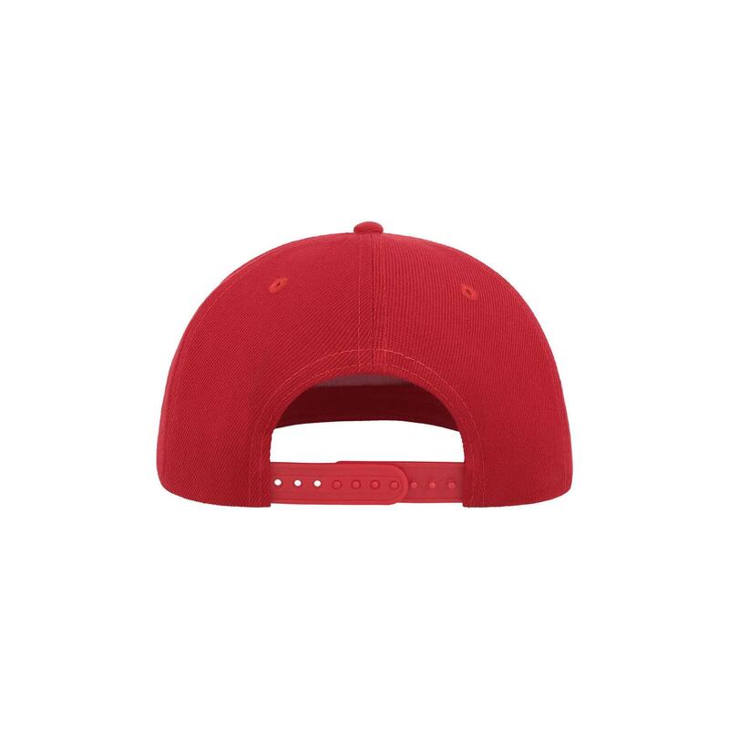 Casquette visière plate Mixte (Rouge)