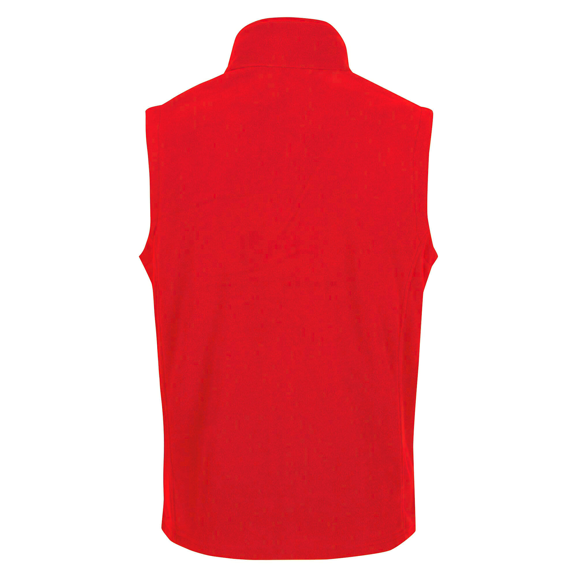 Men's sleeveless fleece jacket (Red)