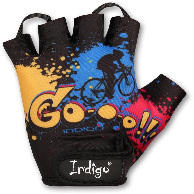 Guantes Ciclismo GO INDIGO Negro Talle S