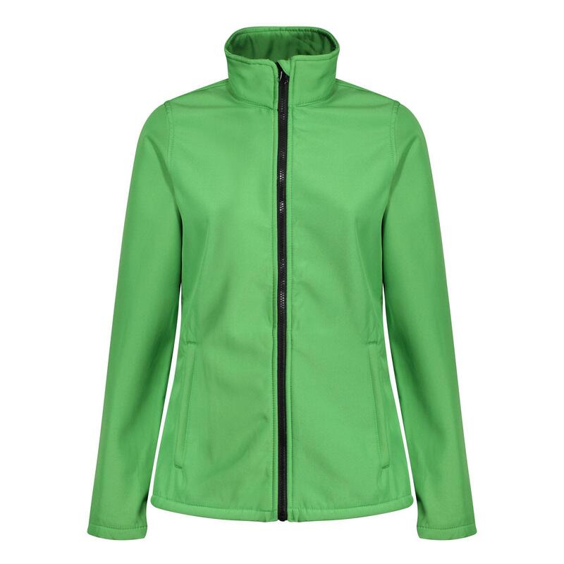 Standout Womens/Ladies Ablaze Printable Soft Shell Jacket (Extreme Green/Black)