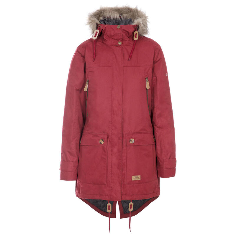 "Clea" Parka Wasserfest für Damen Merlot