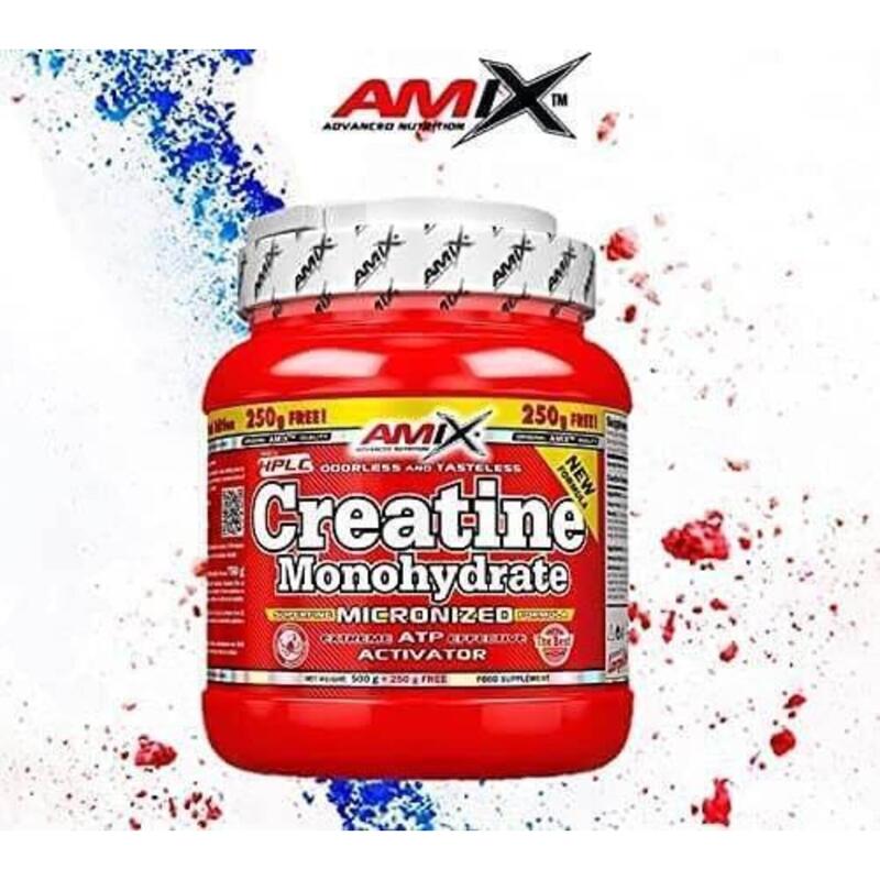 Amix Creatina Monohidrato 300 Gr  100% Micronizada Mejora Potencia Muscular