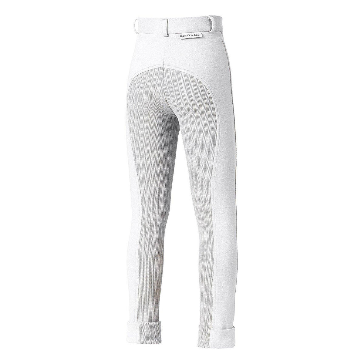 HARRY HALL Childrens/Kids Chester Sticky Bum Breeches (White)