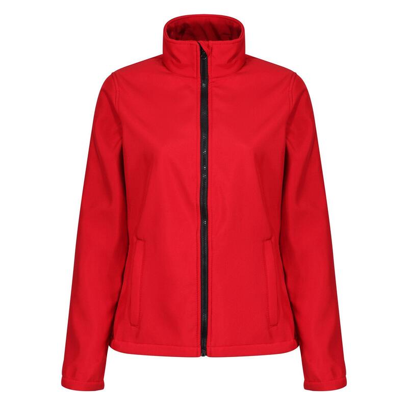 Standout Womens/Ladies Ablaze Printable Soft Shell Jacket (Classic Red/Black)