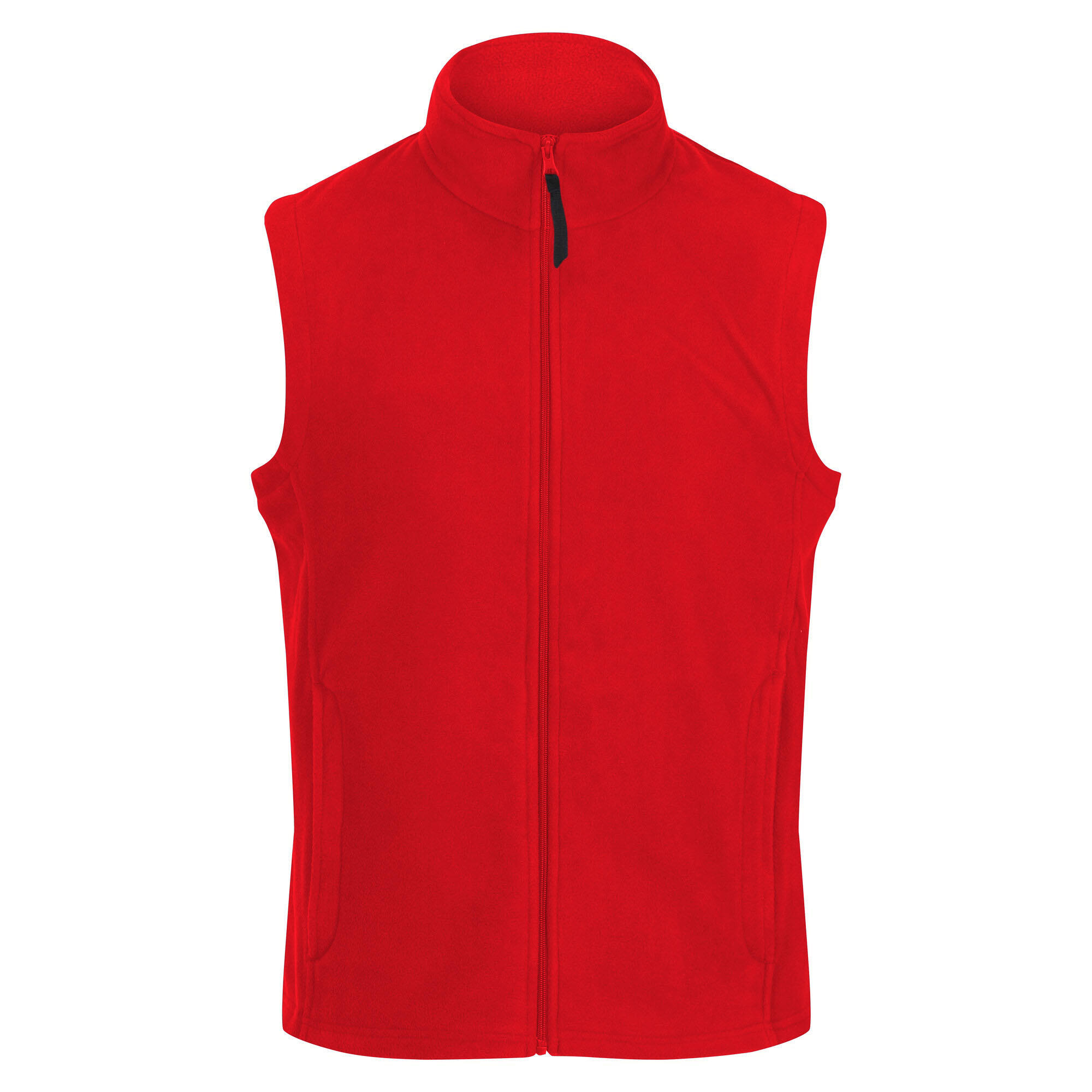 Mens Micro Fleece Bodywarmer / Gilet (Classic Red) 1/5