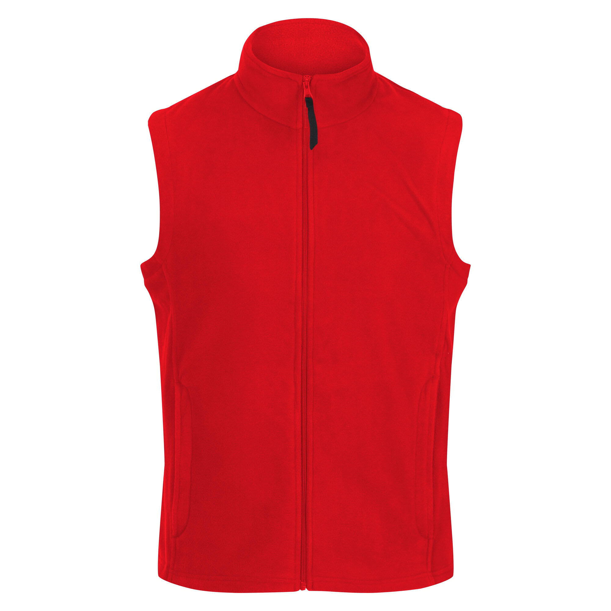 Men's sleeveless fleece jacket (Red)