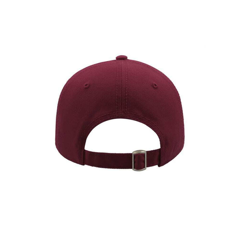 Cargo Weathered Visor 5 Panel Cap (Burgundy) 2/4