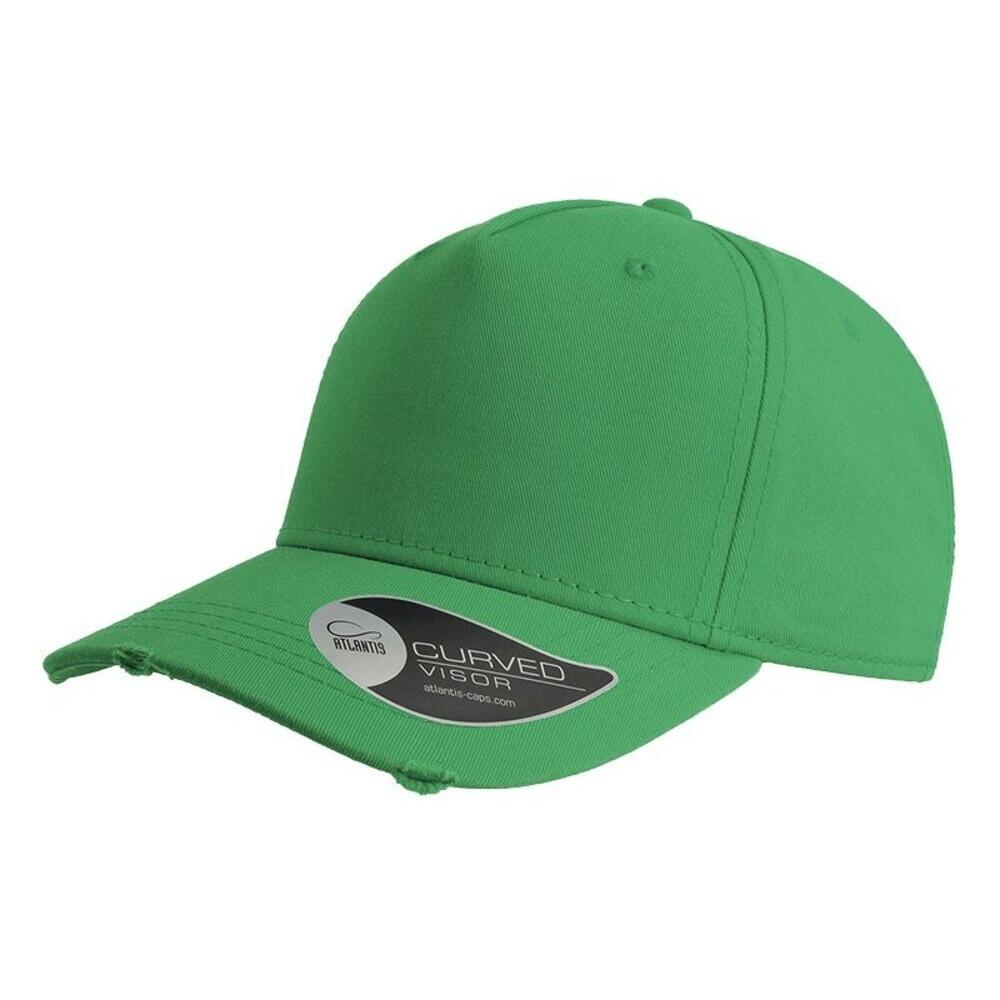 Cappello effetto consumato Misto (Verde)