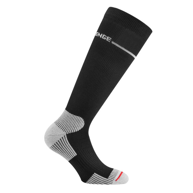 Chaussettes techniques Running adulte antibactérien  lounge noir