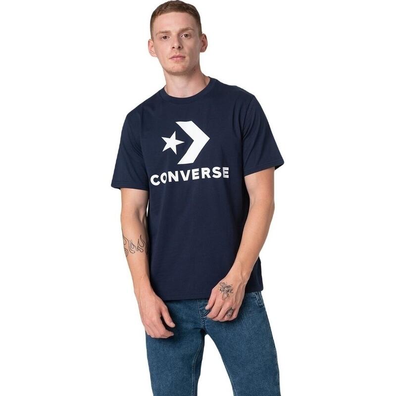 T-shirt Converse Star Chevron, Bleu, Hommes