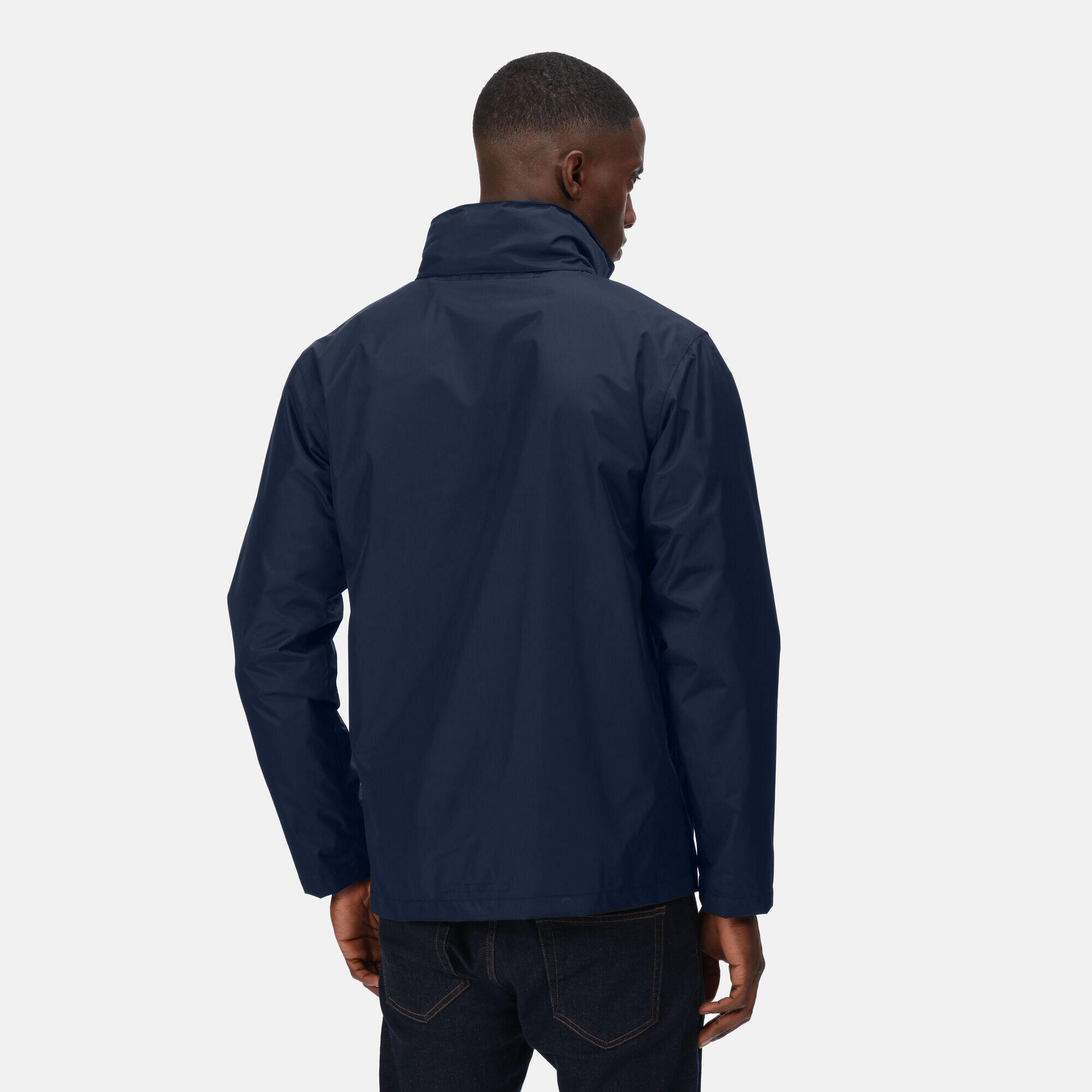 Mens Classic Waterproof Jacket (Navy) 2/5