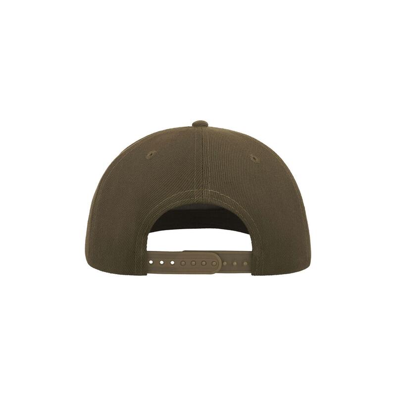 Flat Visor 5 Paneel Kappe Damen und Herren Olive