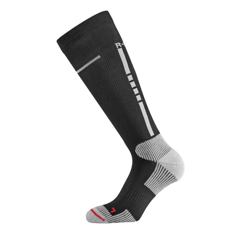 Chaussettes techniques Running adulte antibactérien  lounge noir