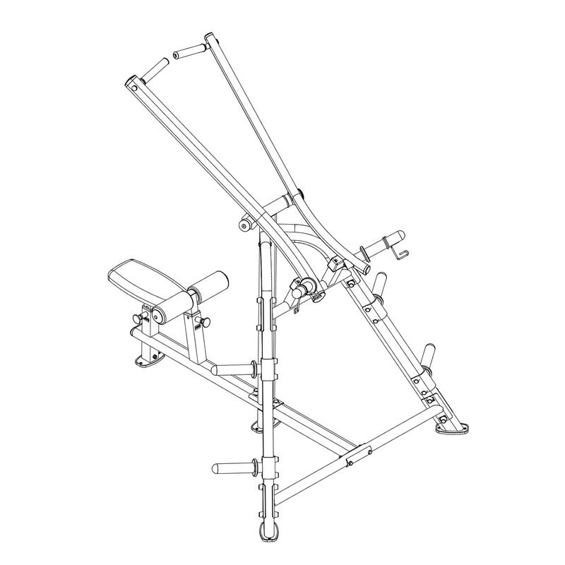 Lat Pulldown - Plate Loaded - Steelflex PLLA