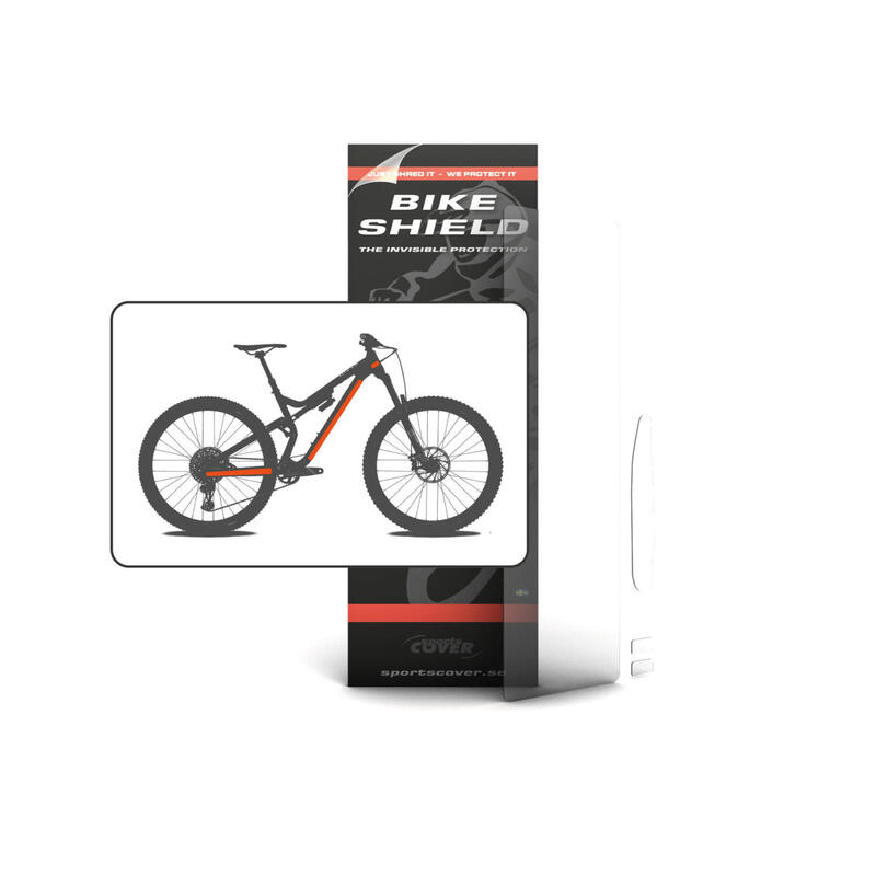 Bikeshield frame bescherming Halfpack glossy protectie sticker | fiets folie