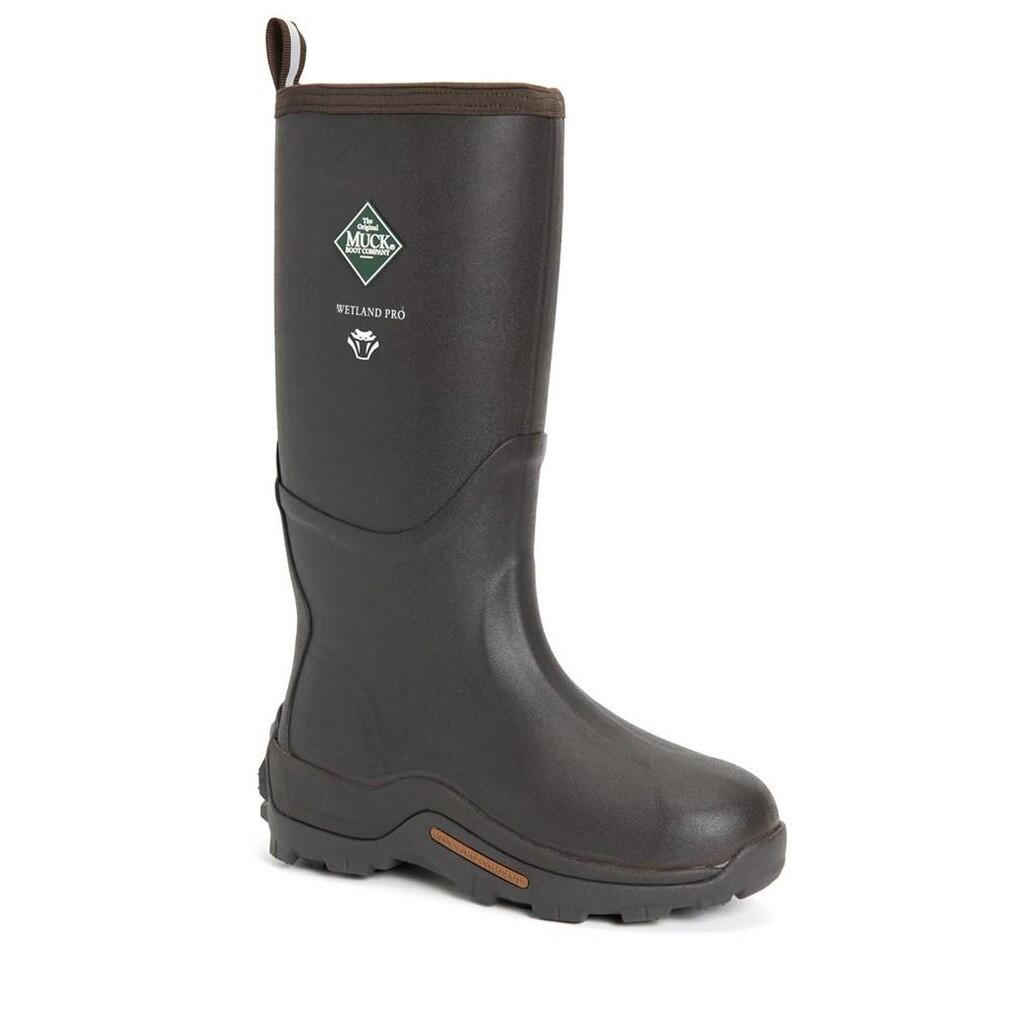 Mens Wetland Pro Wellington Boots (Brown) 1/4