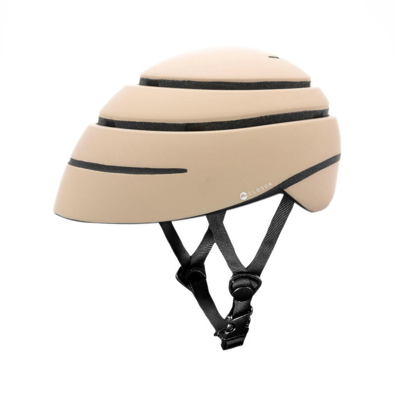 Casco pieghevole per bici/scooter urbano (Helmet LOOP, Sahara)