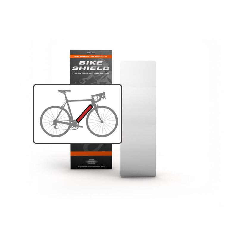 Bikeshield frame bescherming Tube shield large glossy protectie sticker