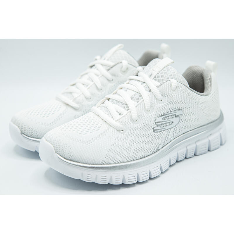 Zapatillas Skechers Get Connected 12615WSL, Blanco, Mujer