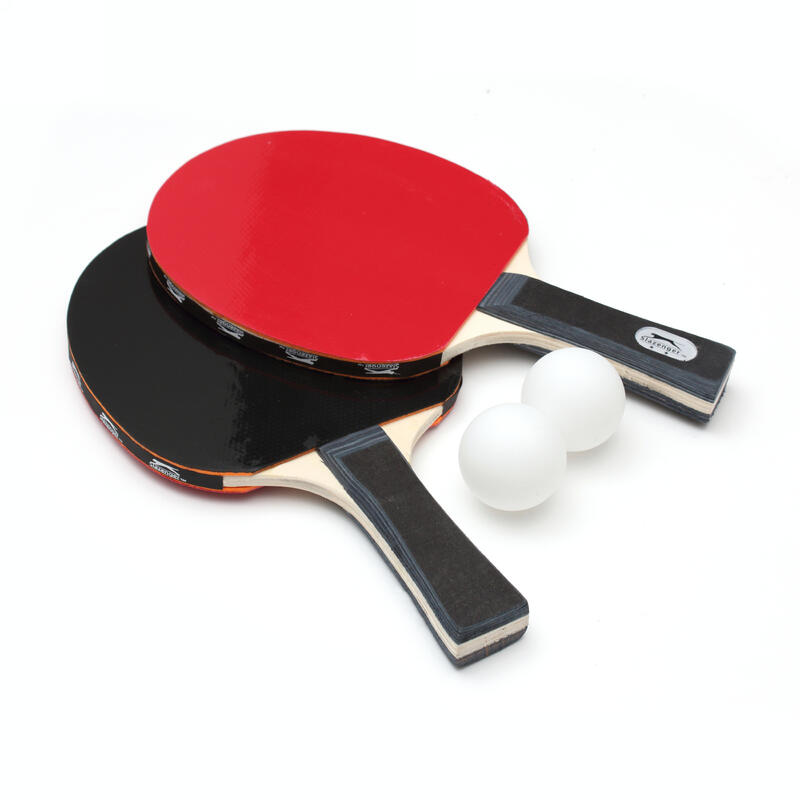 Conjunto de Ping Pong Slazenger com 2 Raquetes e 2 bolas
