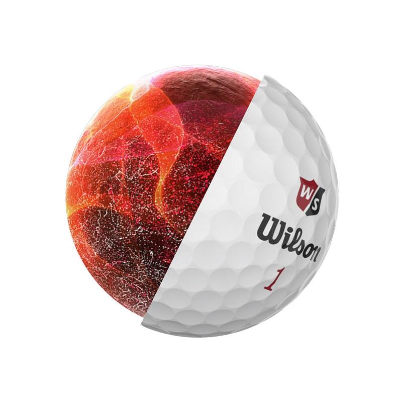 Caixa de 12 bolas de golfe Duo Soft Lady Wilson