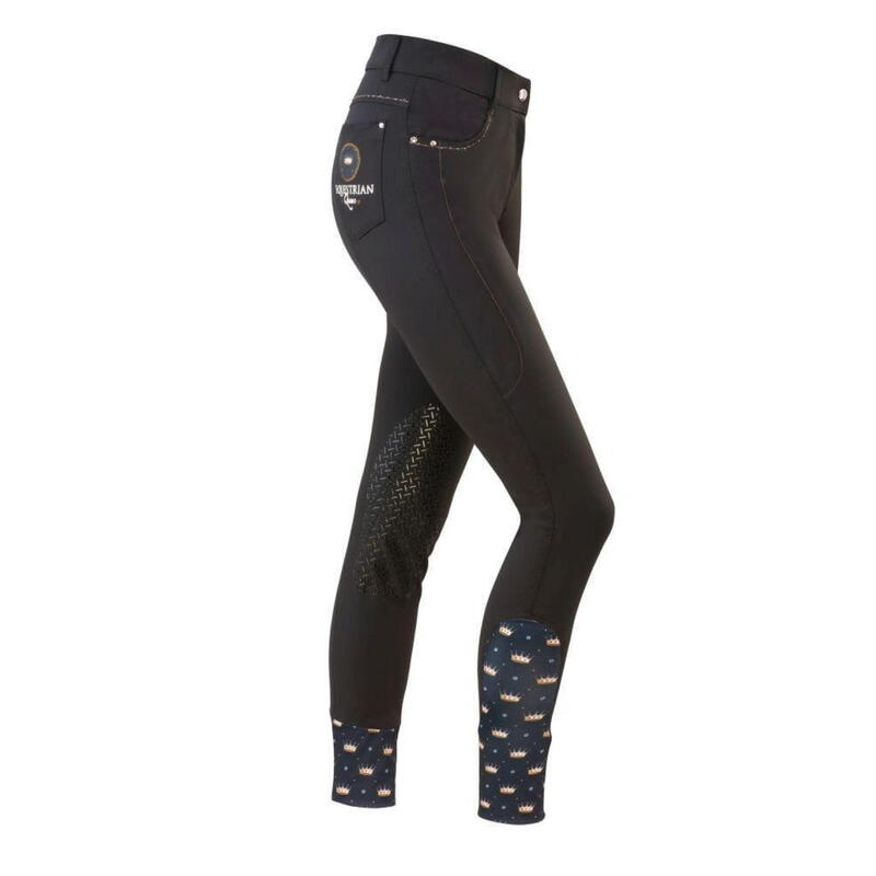 EQUESTRIAN QUEEN Pantaloni da donna DoverKneeSilicon