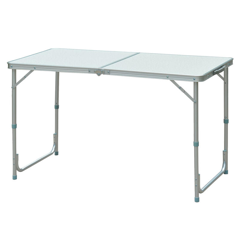 Mesa de camping con patas regulables formato slim