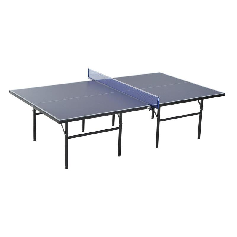 Típicamente Cañón Lijadoras Mesa de ping pong HOMCOM azul de acero y MDF 152,5x274x76cm | Decathlon