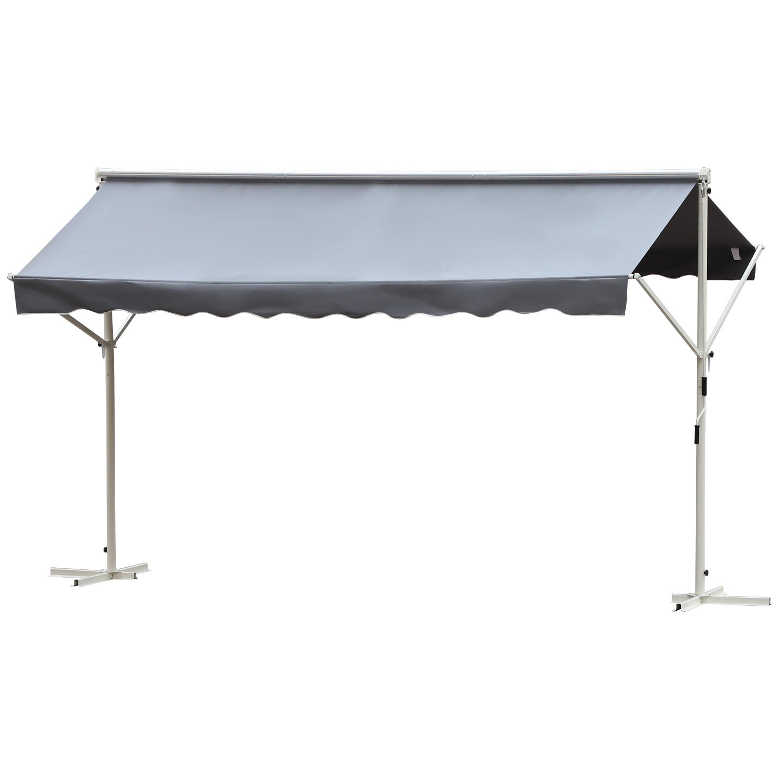 Toldo de Pie Outsunny 300x295x255 cm Gris Decathlon