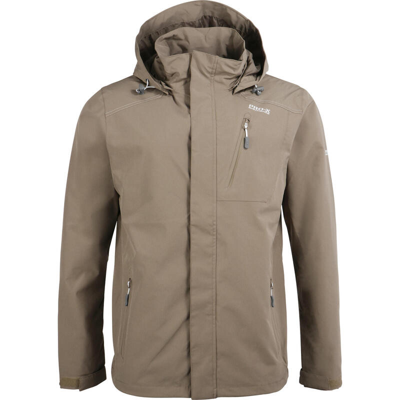 Outdoorjas Scott heren polyester beige maat S