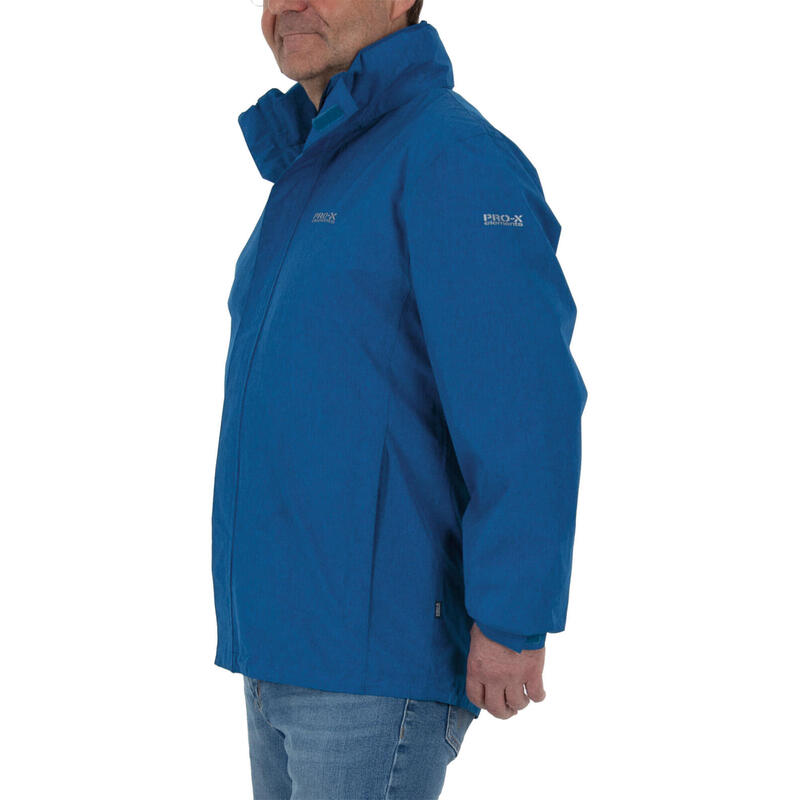 Outdoorjas Ray heren polyester blauw maat XL