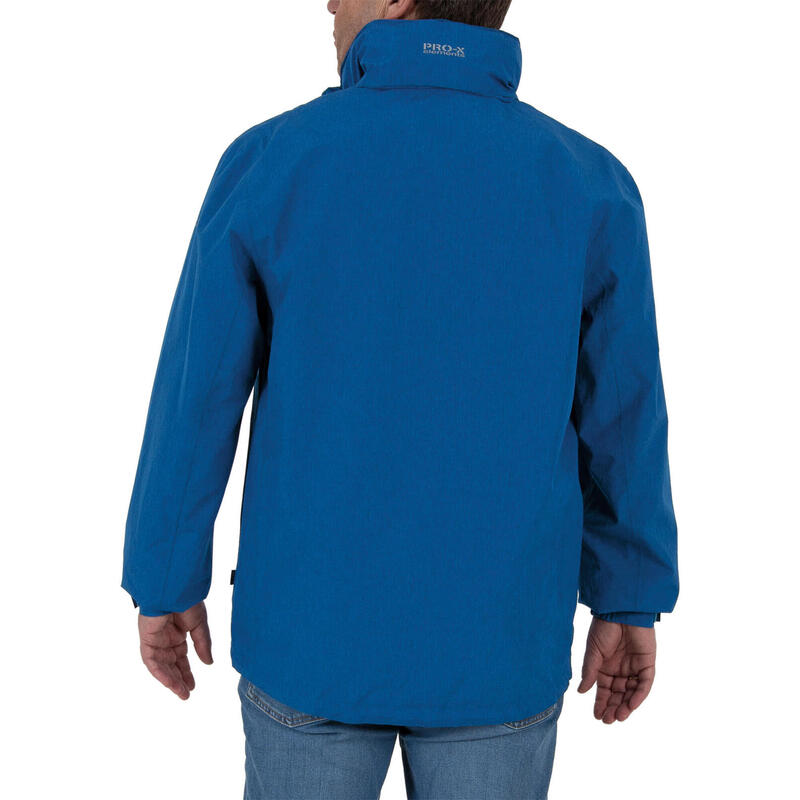 Outdoorjas Ray heren polyester blauw maat XL