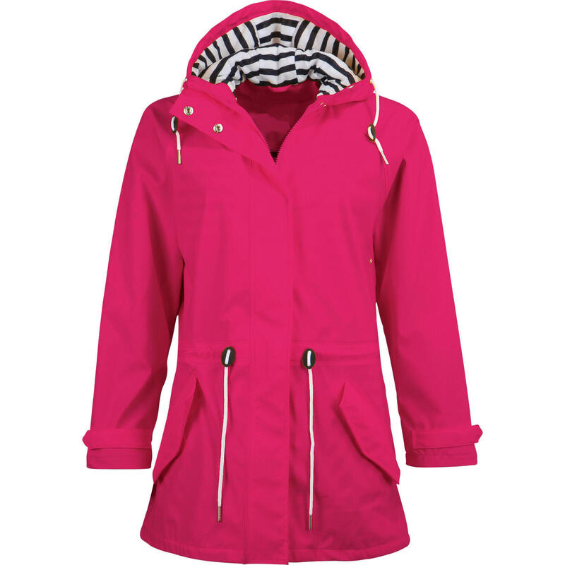 Regenjas dames polyester/polyurethaan roze mt 36