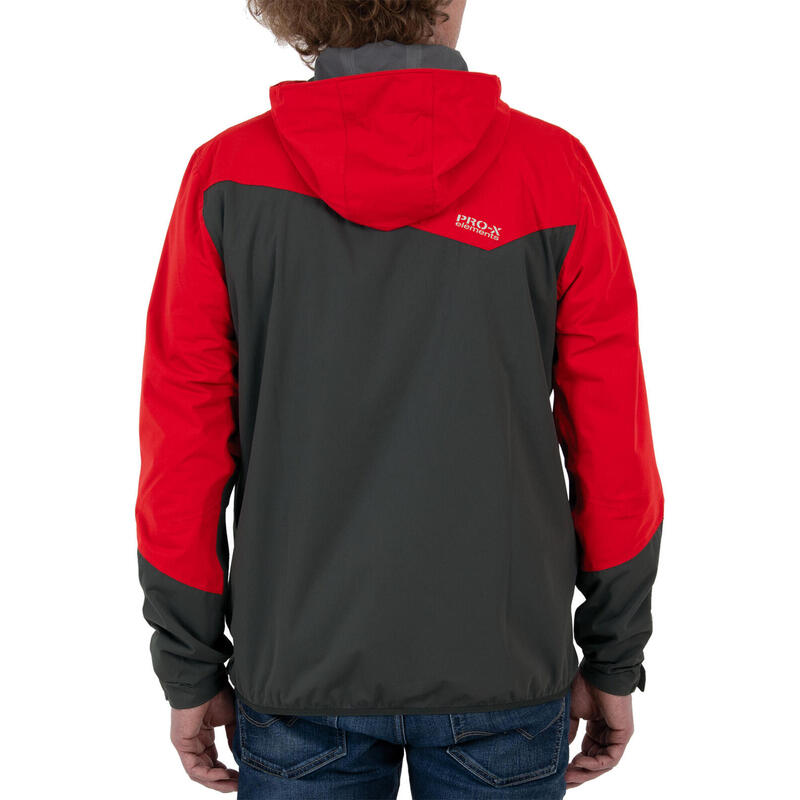 Herren Funktionsjacke LIAM Anthrazit - Rot