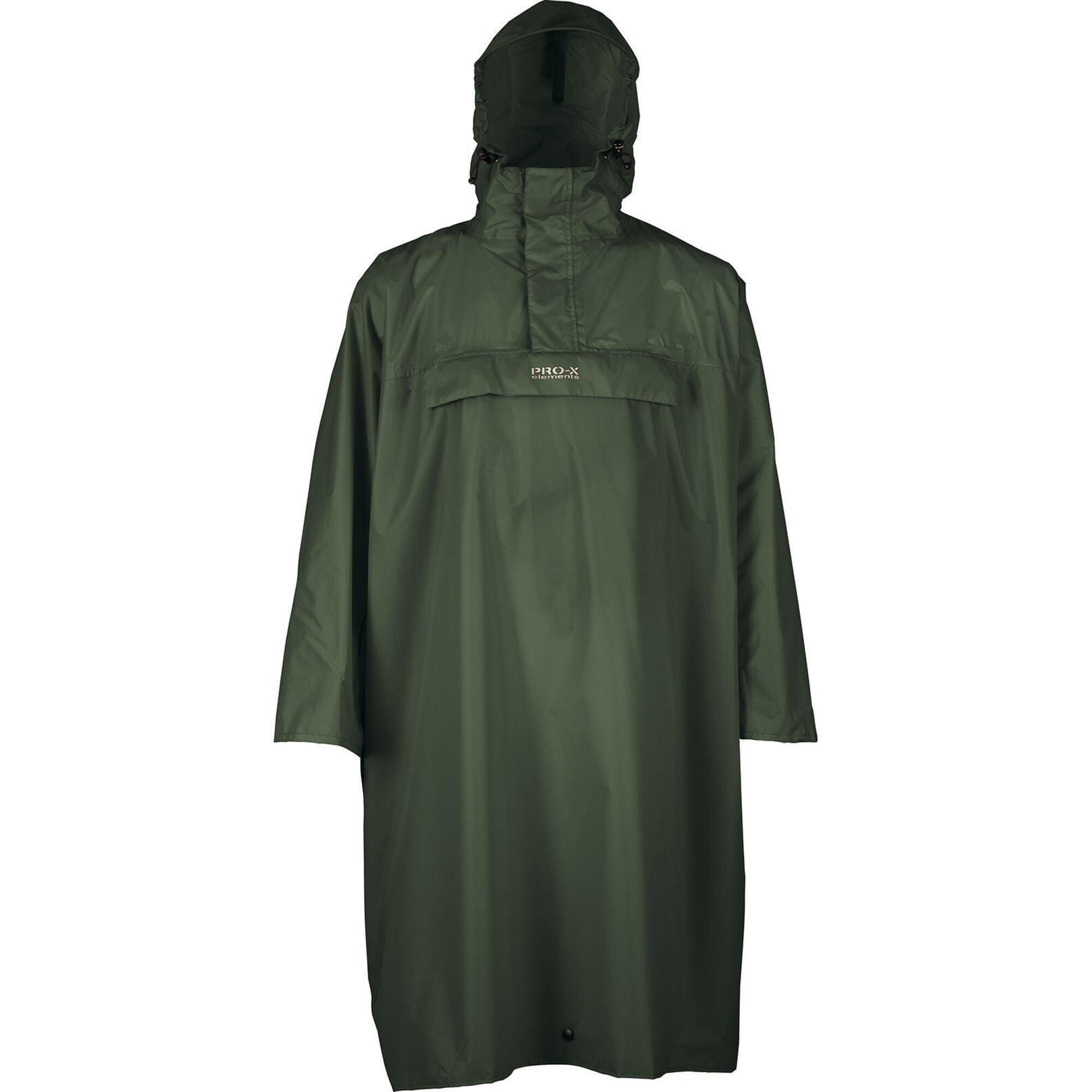 Men's rain poncho MATTERHORN hunting green