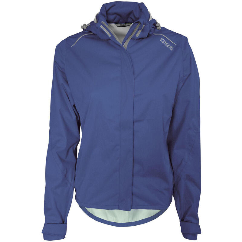 Fietsjack Layla dames polyester blauw maat 40