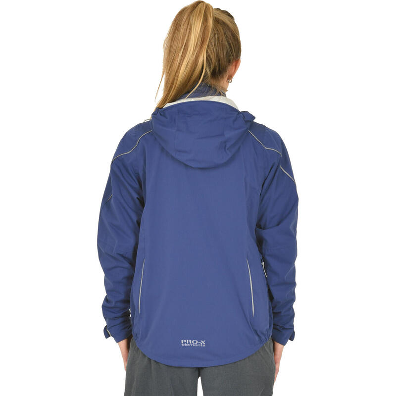 Fietsjack Layla dames polyester blauw maat 40