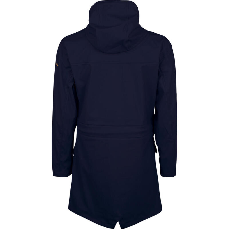 Regenjas dames polyester marineblauw 34